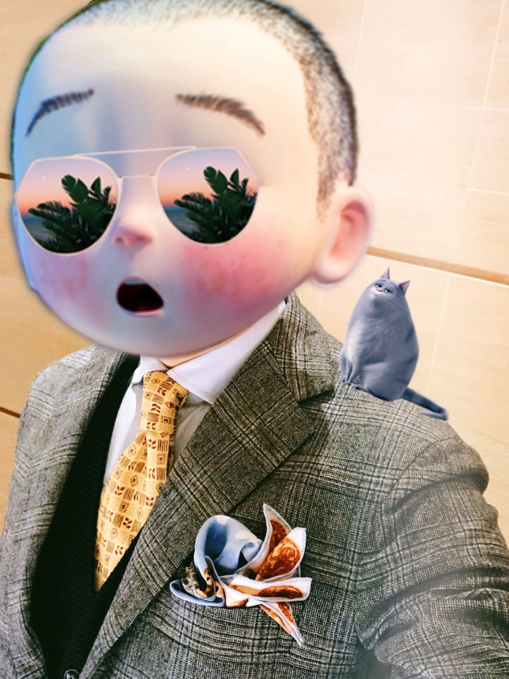 「Kitonのアイテム（スーツジャケット、グレー系）」を使った、Z-Ray さん（メンズ・175cm）の夏コーディネートの1枚目の写真