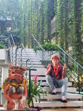 「NIKE（ナイキ）のアイテム（財布/小物）」を使った、ぐっさんさん（メンズ・177cm）の夏コーディネート