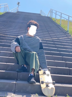 「KIFFE（キッフェ）のアイテム」を使った、51さん（メンズ・173cm）の春コーディネート