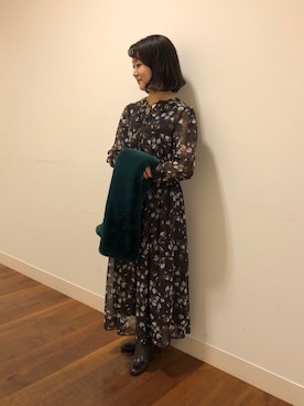 Mさん（レディース・153cm）の秋コーディネート