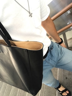「URBAN RESEARCH（アーバンリサーチ）のアイテム（サンダル）」を使った、Kazukunnnさん（メンズ・170cm）の夏コーディネート