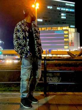 「CROSSCOLOURS」｜SIBAFUさん（メンズ・166cm）の冬コーディネート