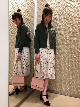 「SpRay（スプレイ）のアイテム（アクセサリー）」を使った、SpRay札幌ＰＡＲＣＯさん（レディース・165cm）の冬コーディネート