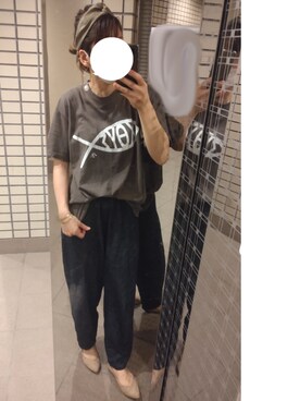 y+co(ゆっこ) is wearing GU