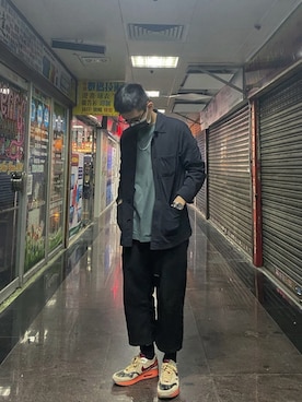 「CLOT（クロット）のアイテム」を使った、ChuenKeiさん（メンズ・172cm）の春コーディネート