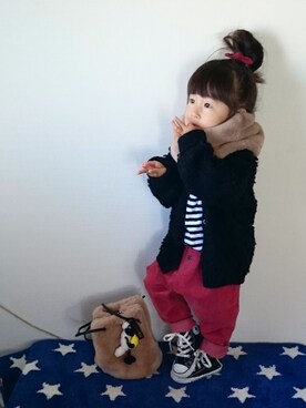 hinacoccoさん（キッズ・80cm）の冬コーディネート