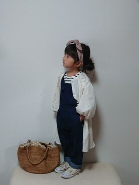 「アイテム（ラッピングキット、レッド系）」を使った、hinacoccoさん（キッズ・100cm）の春コーディネート