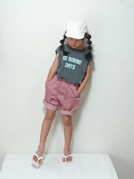 hinacoccoさん（キッズ・100cm）の夏コーディネート