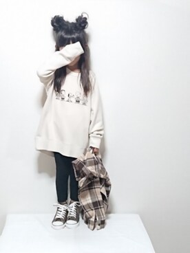 「ツノヘアー」｜hinacoccoさん（キッズ・100cm）の秋コーディネート