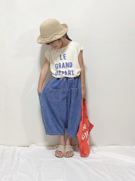 hinacoccoさん（キッズ・110cm）の夏コーディネート