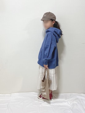 「アイテム（ラッピングキット）」を使った、hinacoccoさん（キッズ・110cm）の秋コーディネート
