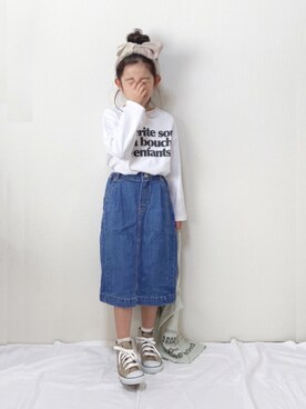 「TODAYFUL（トゥデイフル）のアイテム」を使った、hinacoccoさん（キッズ・110cm）の冬コーディネート