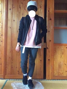 「NIRVANA（ニルヴァーナ）のアイテム（パンツ）」を使った、SEOさん（メンズ・166cm）の春コーディネート