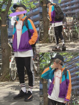 「vetements」｜「アイテム（ブルゾン）」を使った、ハヤシ"TIG"タイゴさん（メンズ・171cm）の夏コーディネート