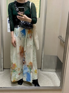 「mame」｜「アイテム（ブーツ）」を使った、miu.さん（レディース・160cm）の春コーディネート
