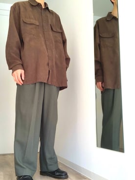 「GIVENCHY（ジバンシイ）のアイテム（パンツ）」を使った、しゅんちゃんさん（メンズ・175cm）の春コーディネート