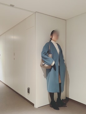 「アイテム（その他アウター）」を使った、namiさん（レディース・167cm）の冬コーディネート