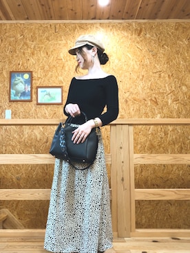 「one way（ワンウェイ）のアイテム（帽子）」を使った、SAItoooooさん（レディース・157cm）の夏コーディネート