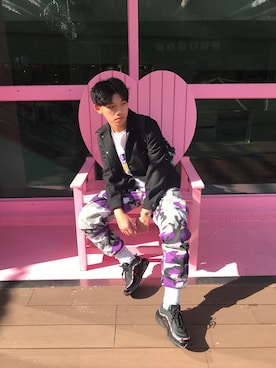 「ROTHCO（ロスコ）のアイテム（チノパンツ）」を使った、peterLMさん（メンズ・175cm）の冬コーディネート