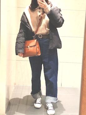 aya151219さん（レディース・156cm）の冬コーディネート