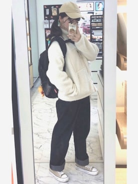 aya151219さん（レディース・156cm）の冬コーディネート