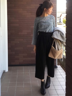 「Discoat Parisien」｜「アイテム（ブーツ）」を使った、mayuさん（レディース・165cm）の冬コーディネート