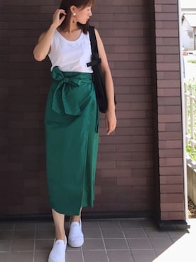 「Discoat Parisien」｜「アイテム（その他）」を使った、mayuさん（レディース・165cm）の夏コーディネート