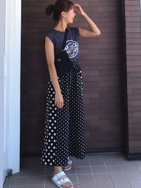 「Discoat Parisien」｜「アイテム（アクセサリー）」を使った、mayuさん（レディース・165cm）の夏コーディネート