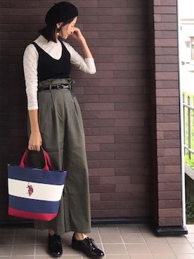 U.S. POLO ASSN ワイドボーダー　トートバック　新品未使用タグ付き U.S. POLO ASSN.】 ユーエスポロアッスン ワイドボーダートート