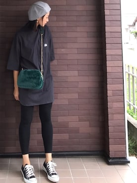 「Settimissimo（セッティミッシモ）のアイテム（帽子）」を使った、mayuさん（レディース・165cm）の秋コーディネート