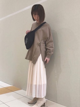 優香さん(レディース・155cm)の冬コーディネート