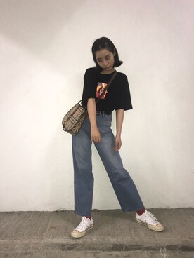 「I.Tのアイテム」を使った、sabrinasaさん（レディース・164cm）の秋コーディネート