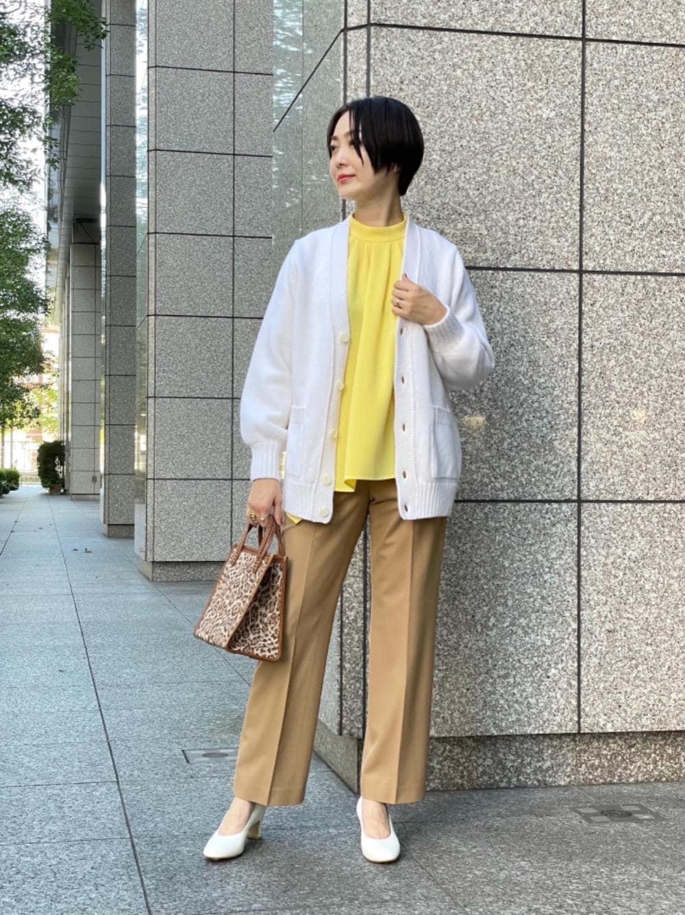 「SHYLAの＜SHYLA（シャイラ）＞CLEO リング（リング、ピンク系）」を使った、001673tkさん（レディース・165cm）の秋コーディネートの1枚目の写真
