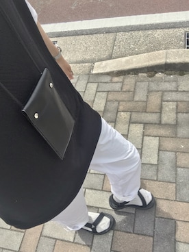 「LAKOLE（ラコレ）のアイテム（ソックス/靴下）」を使った、のこさん（メンズ・160cm）の夏コーディネート