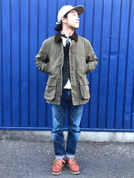 「Quiksilver（クイックシルバー）のアイテム（帽子）」を使った、GONSIさん（メンズ・165cm）の春コーディネート