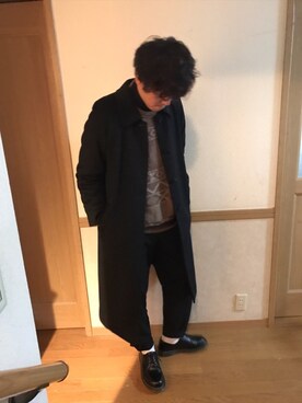 「ブラ」｜kaka.さん（メンズ・179cm）の冬コーディネート