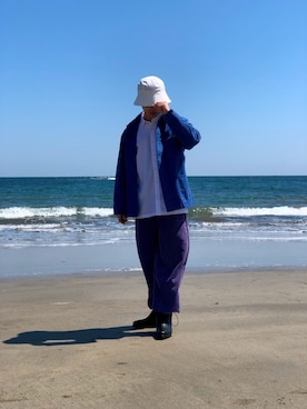 「INFIELDER DESIGN（インフィールダーデザイン）のアイテム」を使った、まこすけさん（メンズ・164cm）の春コーディネート
