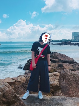 「hotsummer」｜linda_dさん（レディース・158cm）の夏コーディネート