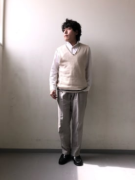 さとすけさん（メンズ・164cm）の春コーディネート