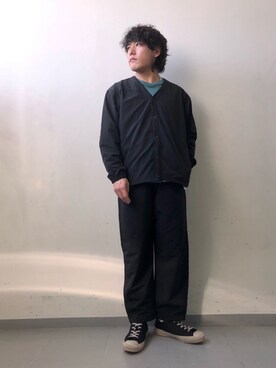 「BURLAP OUTFITTER（バーラップアウトフィッター）のアイテム（ブルゾン）」を使った、さとすけさん（メンズ・164cm）の春コーディネート
