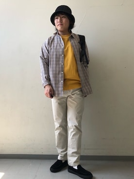 さとすけさん（メンズ・163cm）の春コーディネート