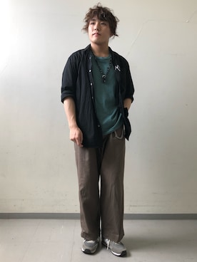 さとすけさん（メンズ・163cm）の春コーディネート