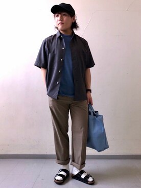 さとすけさん（メンズ・163cm）の春コーディネート