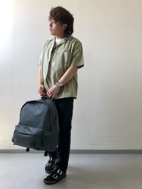 「WILD THINGS（ワイルドシングス）のアイテム（バッグ）」を使った、さとすけさん（メンズ・163cm）の春コーディネート