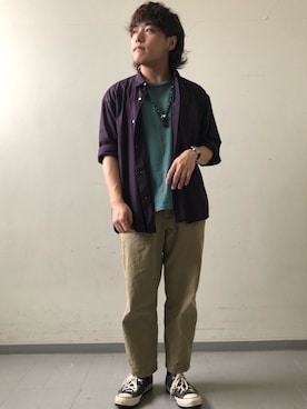 さとすけさん（メンズ・163cm）の春コーディネート