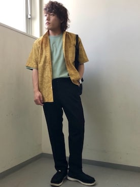 「KEEN（キーン）のアイテム（シューズ）」を使った、さとすけさん（メンズ・163cm）の夏コーディネート