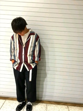 「プチプラミックス」｜ゴットンさん（メンズ・165cm）の秋コーディネート