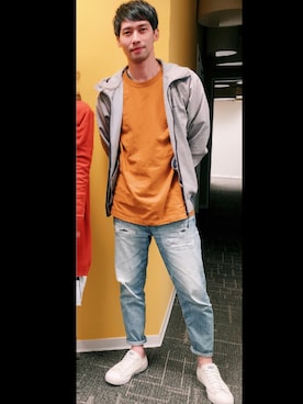 「PULL&BEAR（プルアンドベア）のアイテム（ジャケット/アウター）」を使った、NIさん（メンズ・178cm）の春コーディネート