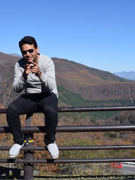 「NUMERO UNO（ヌメロウーノ）のアイテム」を使った、アロックさん（メンズ・179cm）の秋コーディネート