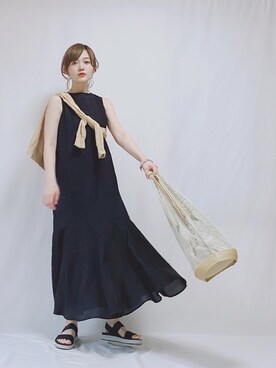 カーディガン ボレロを使った ノースリーブワンピース の人気ファッションコーディネート ユーザー Wearista Wear